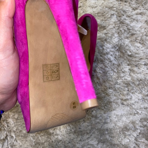 Pink wedge heels - Picture 5 of 7